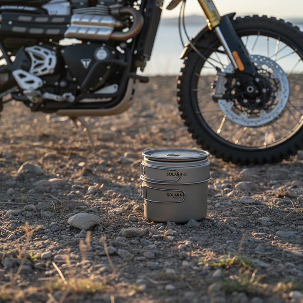 Ultralight Moto-Camping Cookset