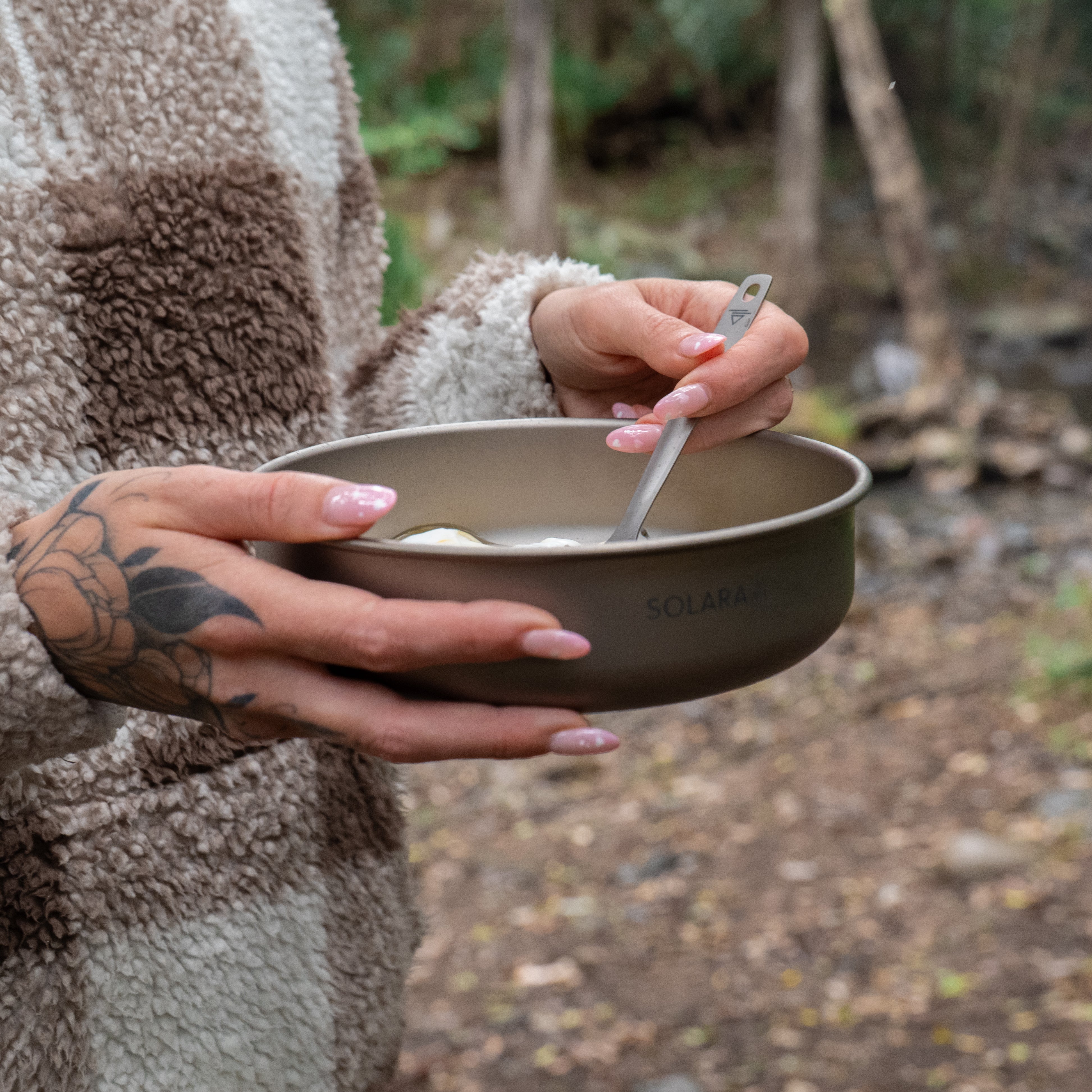 Ultralight Titanium Cutlery Set