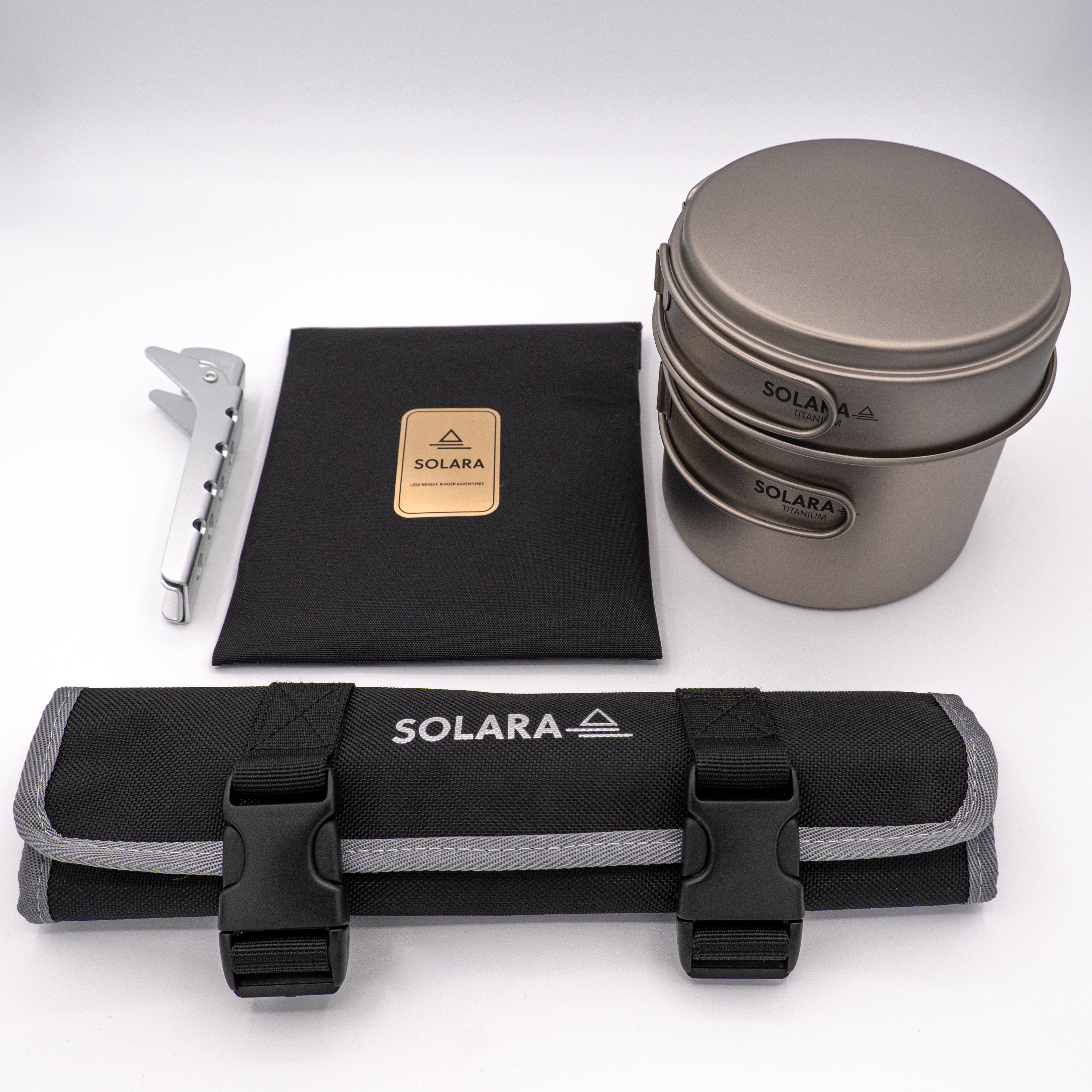 Solara Ultralight Cookset | Complete Titanium Kitchen System