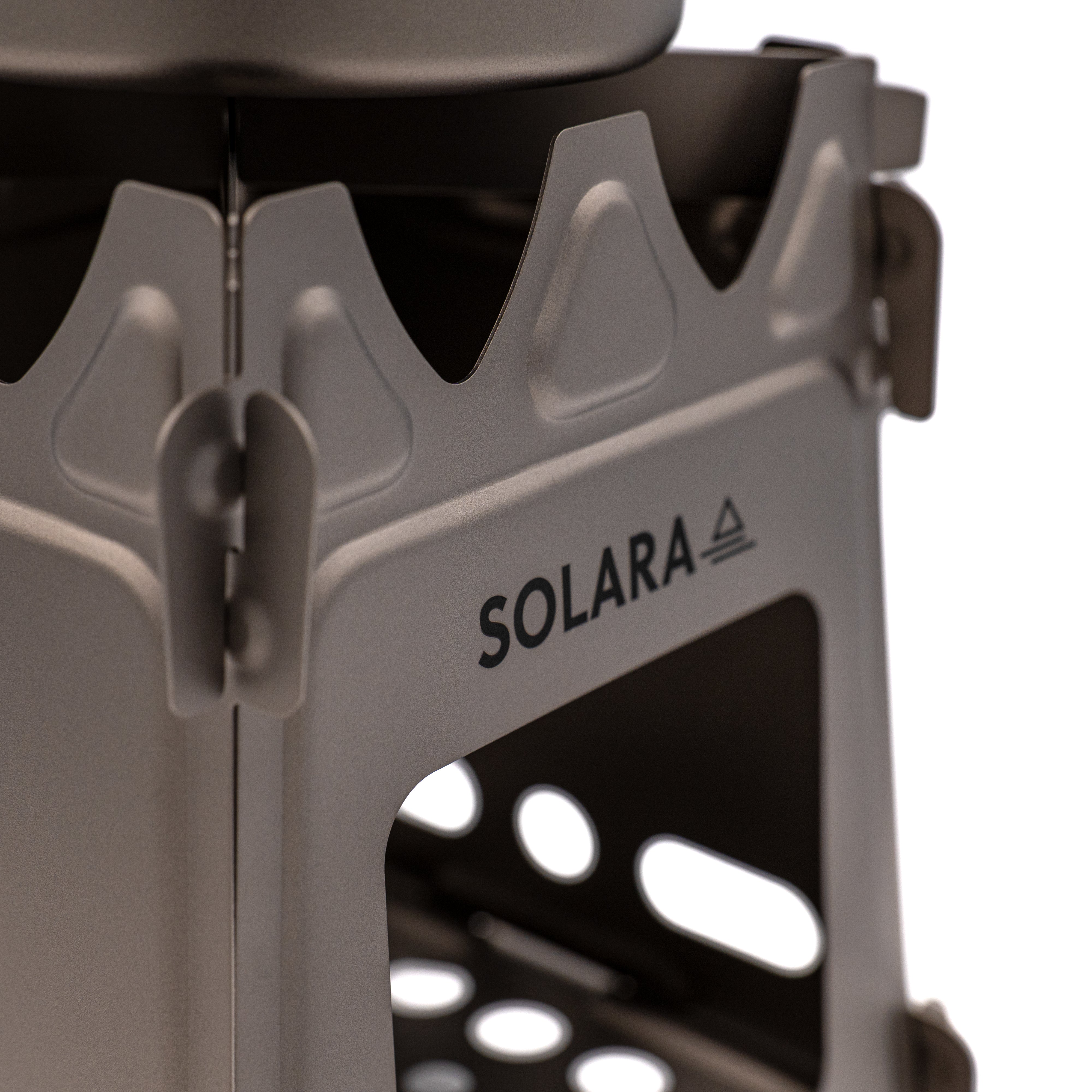 Solara Ultralight Flatpack Titanium Stove | Wood Burning Camp Stove