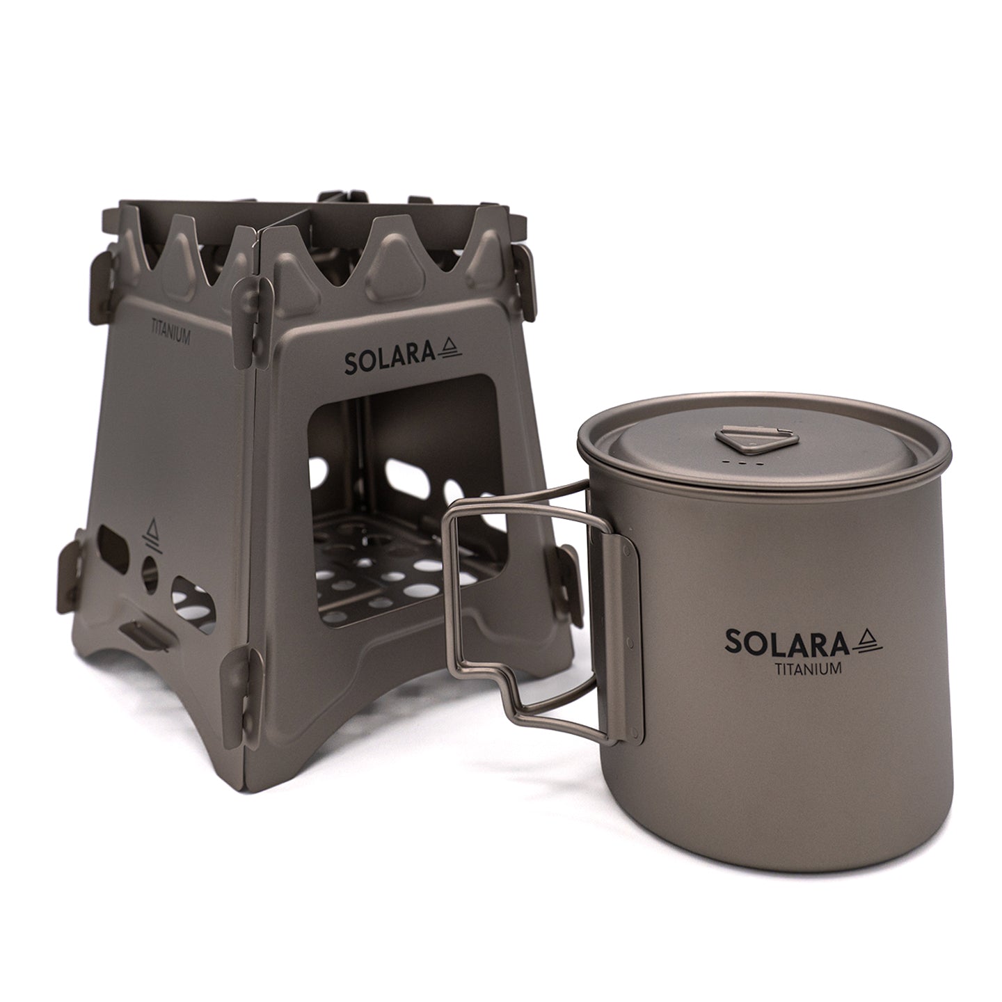 Ultralight Titanium Mug & Stove Kit