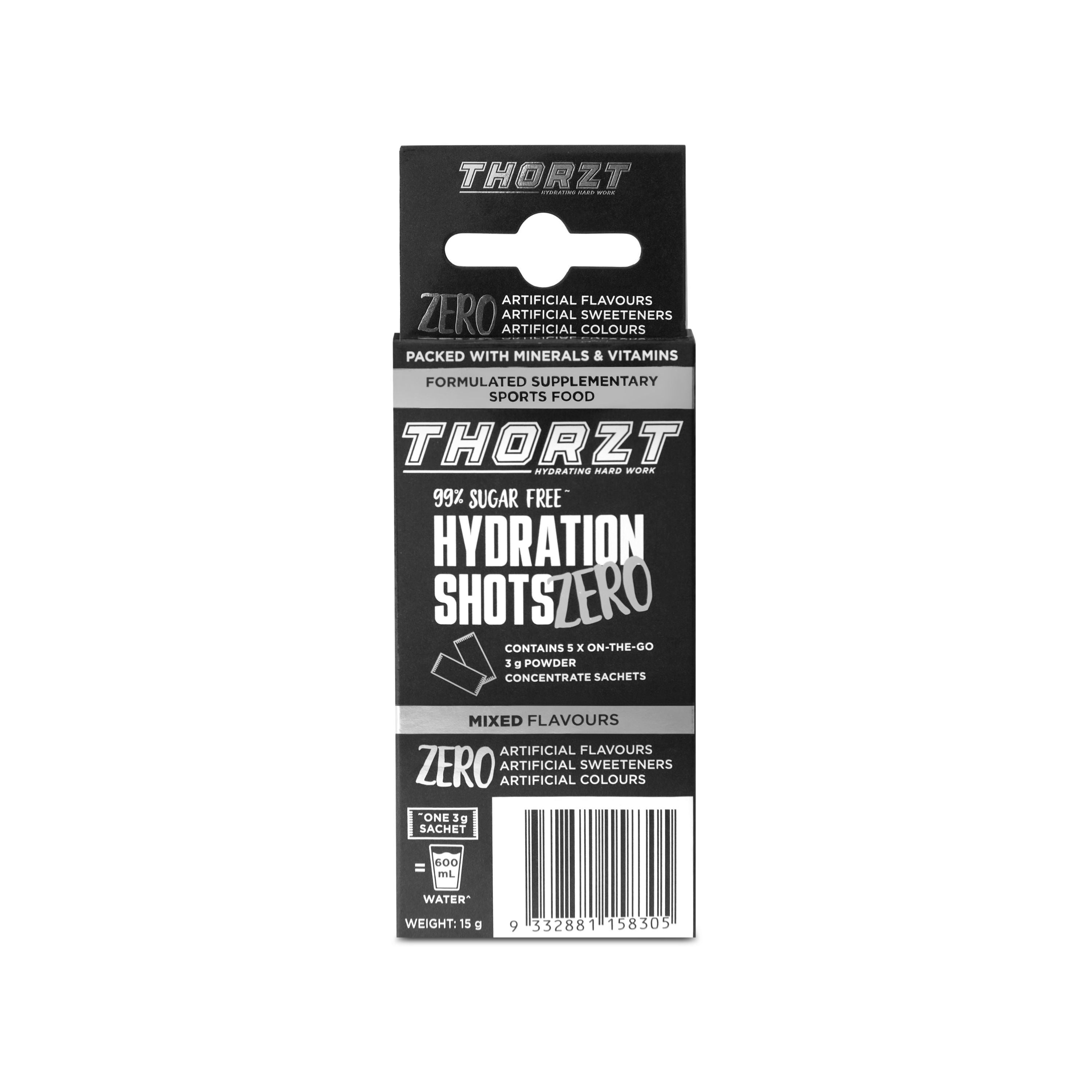 THORZT Zero | On-the-go Hydration | 5 Pack