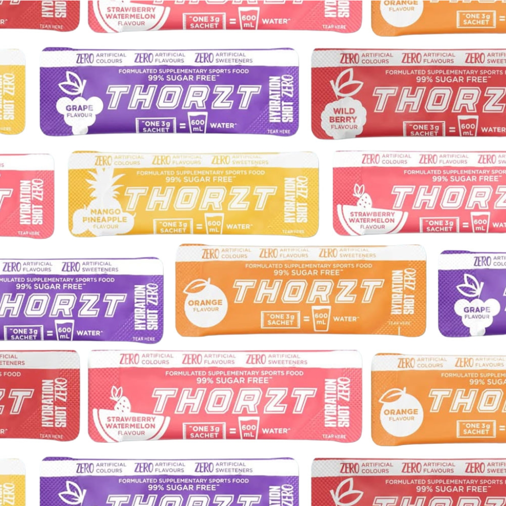THORZT Hydration Shots Zero Natural Mixed Flavours | 50 Pack