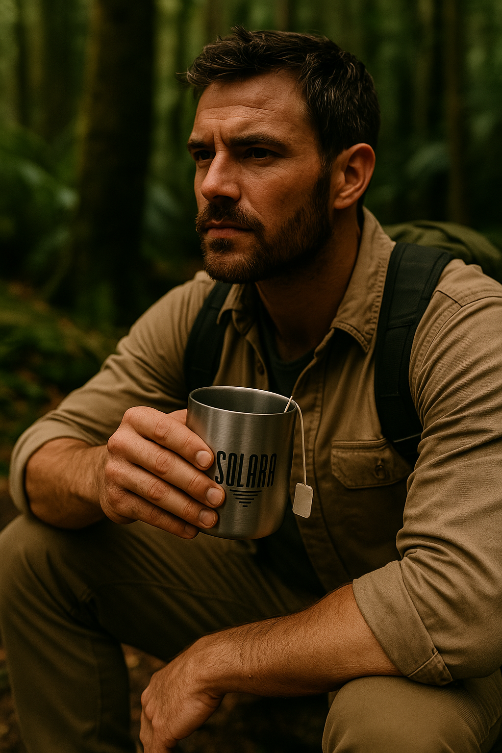 Double walled Titanium mug