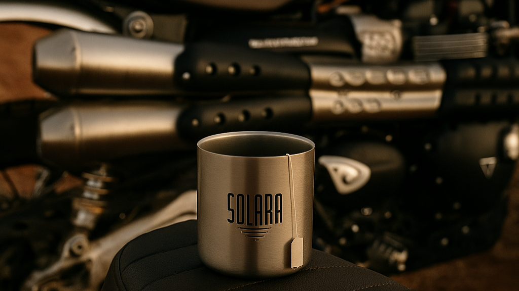Double walled Titanium mug