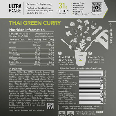 Radix Ultra Meals - 800kcal Meals | Solara x Radix Nutrition