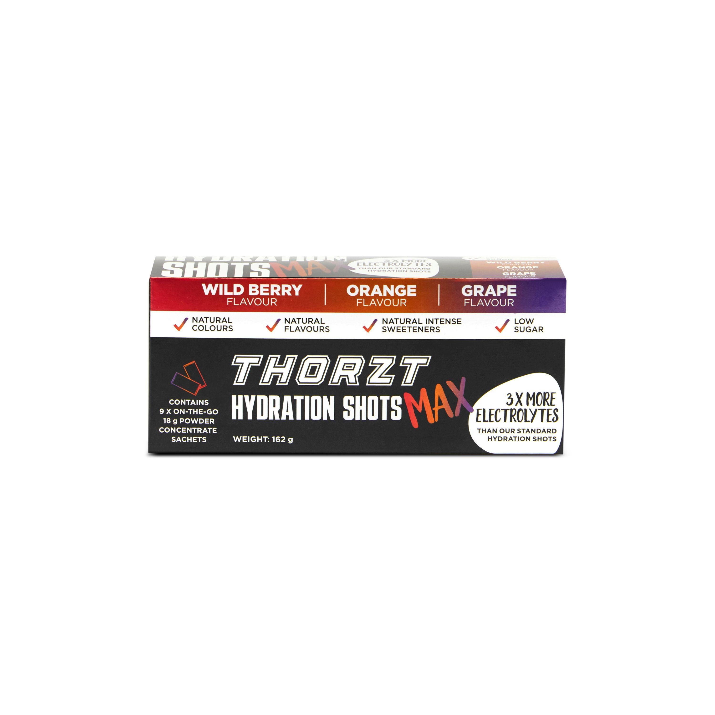 THORZT Hydration Shots MAX | 9 Pack