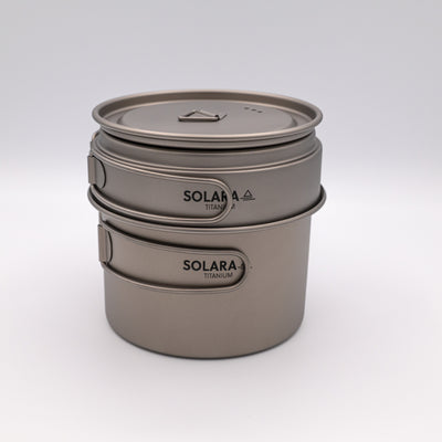 Solara Ultralight Cookset | Complete Titanium Kitchen System