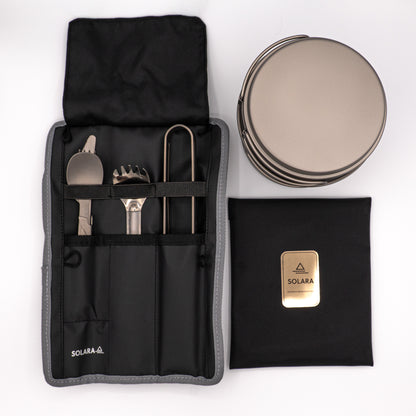 Ultralight Moto-Camping Cookset