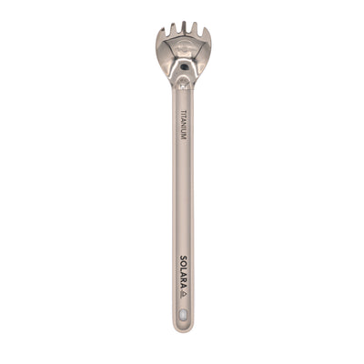 Solara Titanium Spork | 13g Ultralight Long-Handle Spork
