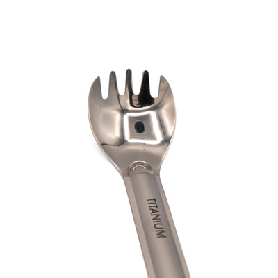 Solara Titanium Spork | 13g Ultralight Long-Handle Spork