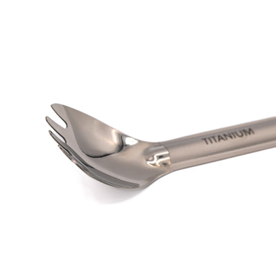 Solara Titanium Spork | 13g Ultralight Long-Handle Spork