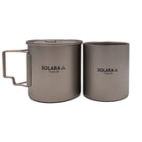 Titanium Mug System | 2-in-1 Ultralight Nesting Set