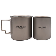 Titanium Mug System | 2-in-1 Ultralight Nesting Set
