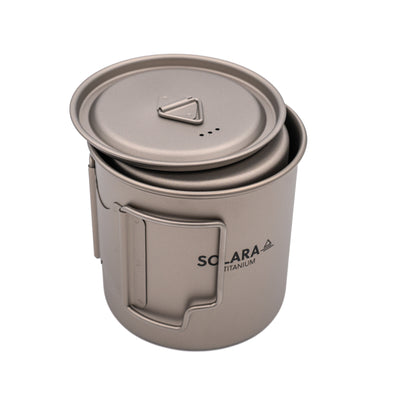 Solara Titanium Mug System | 2-in-1 Nesting Set