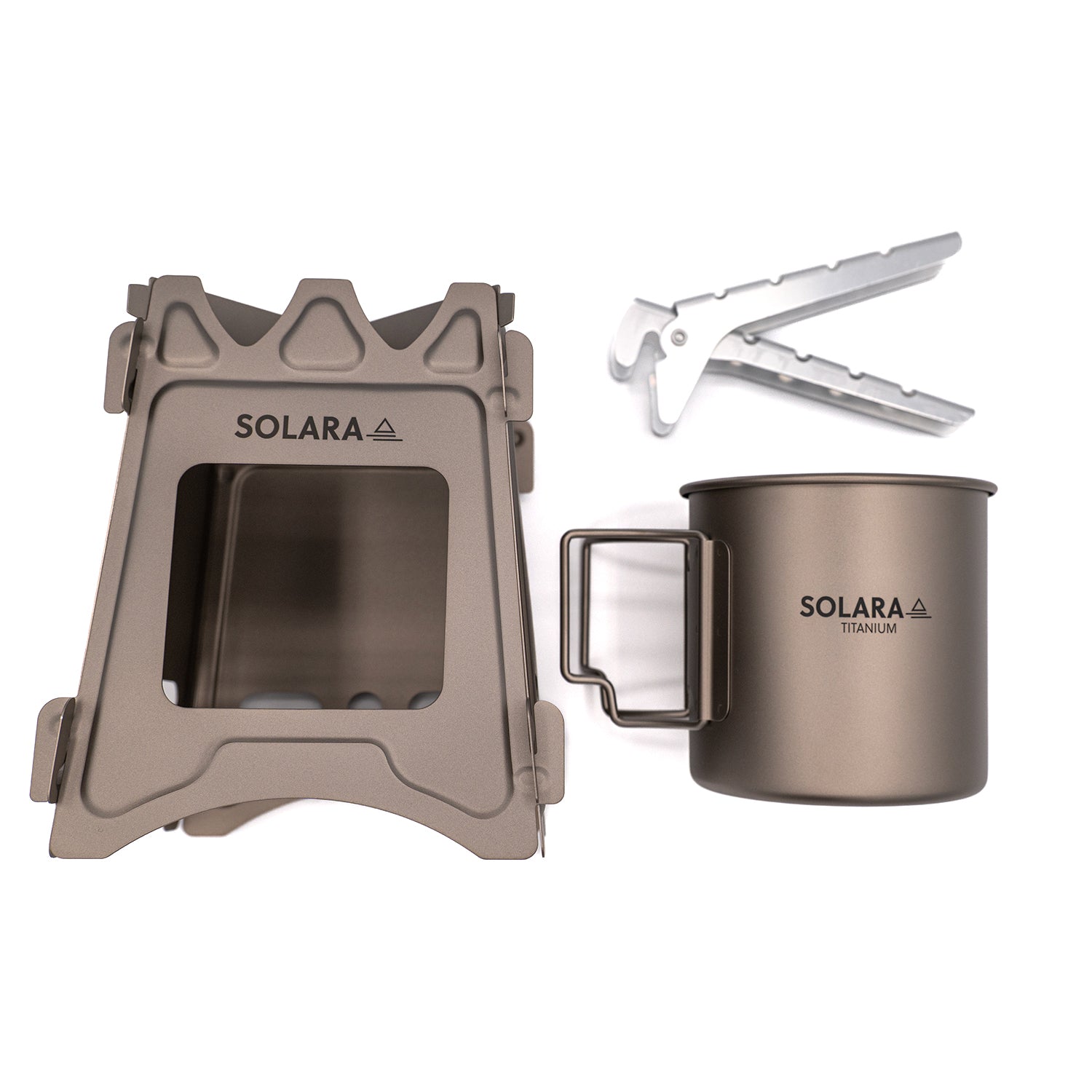 Ultralight Titanium Mug & Stove Kit