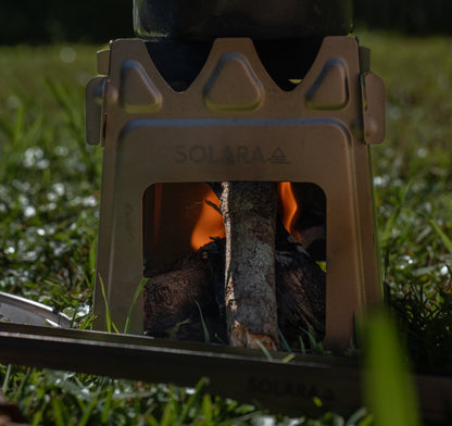 Ultralight Flatpack Titanium Stove