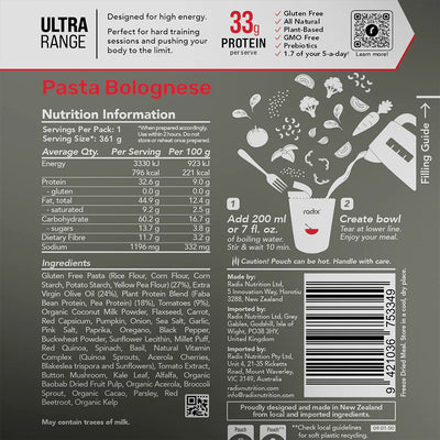 Radix Ultra Meals - 800kcal Meals | Solara x Radix Nutrition