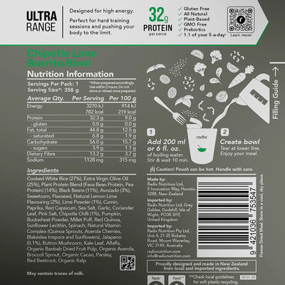 Radix Ultra Meals - 800kcal Meals | Solara x Radix Nutrition